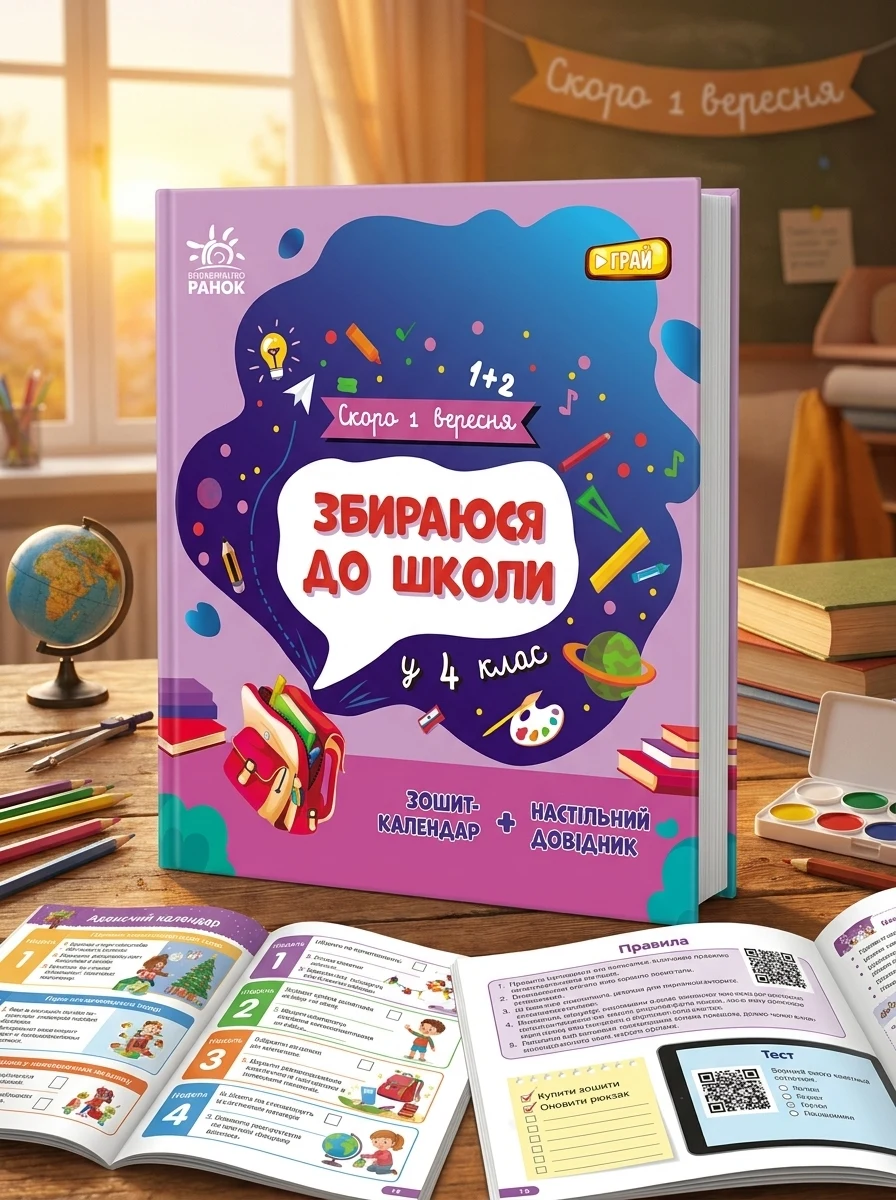 Скоро 1 вересня. Збираюся до школи у 4 клас — Книги зі шкільної програми