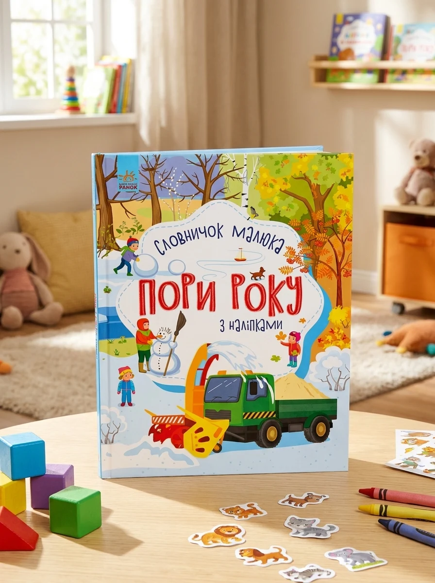 Пори року. Словничок малюка з наліпками
