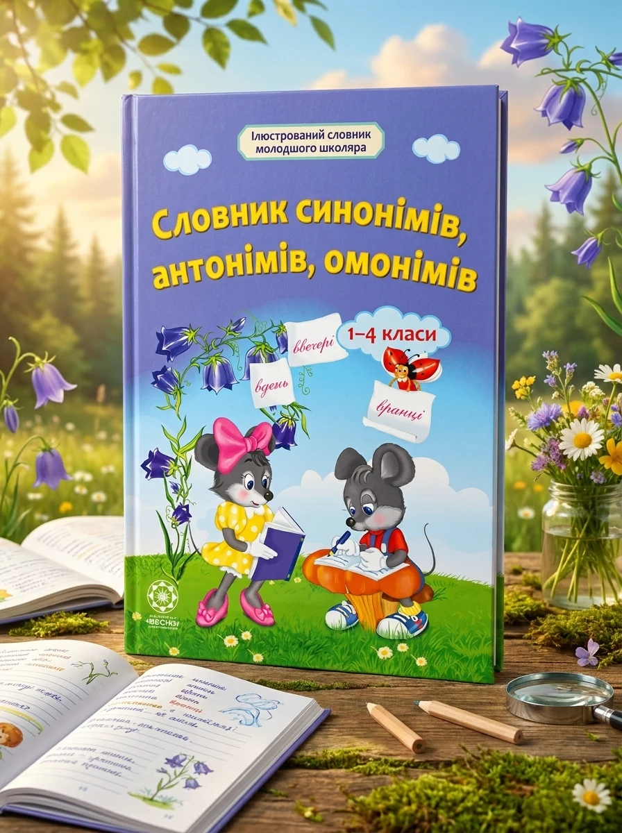 Словник синонімів, антонімів, омонімів. Початкова школа — Підготовка до школи
