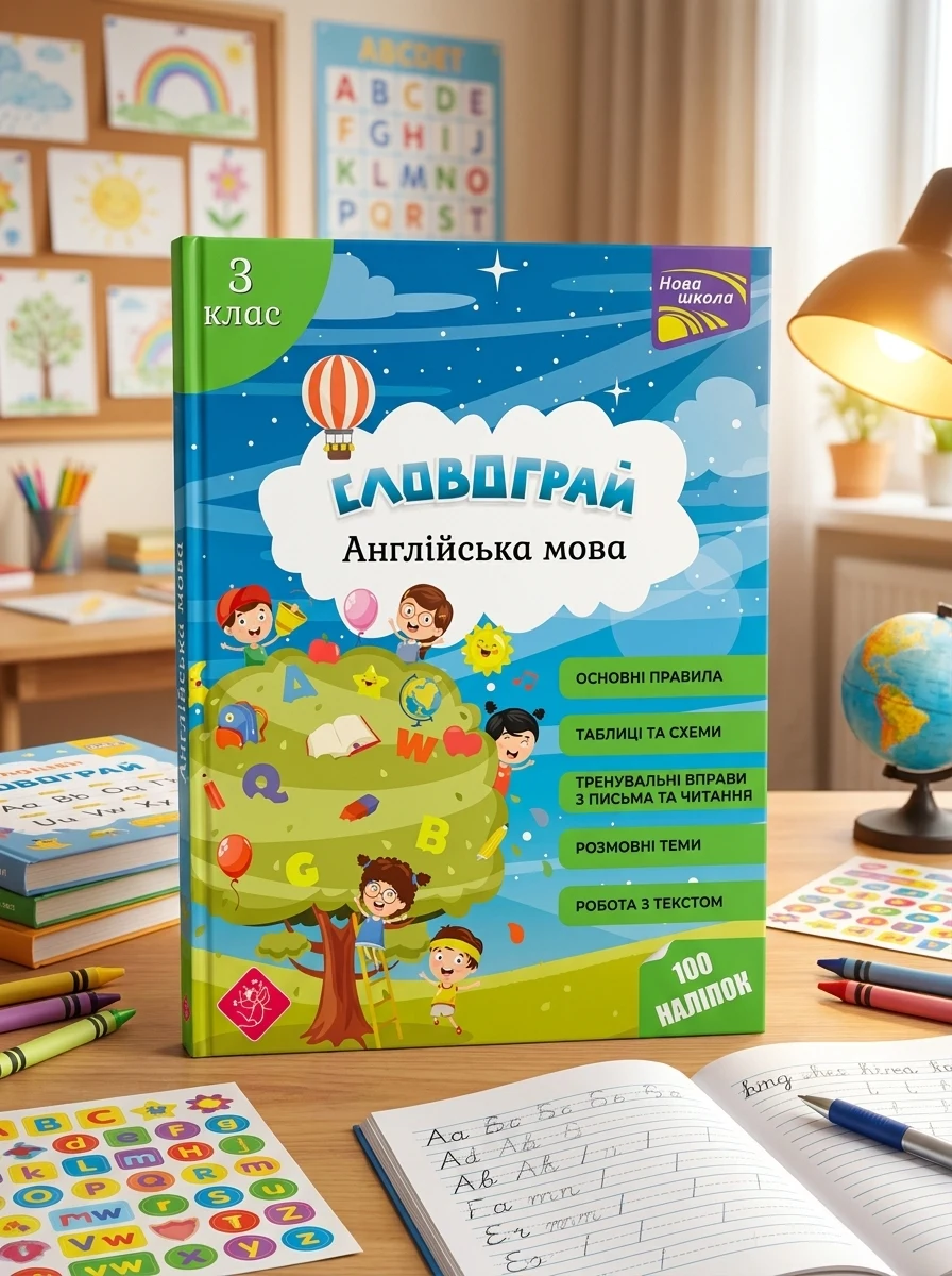 Словограй. Англійська мова. 3 клас. За новою програмою — Пізнавальні книги для дітей