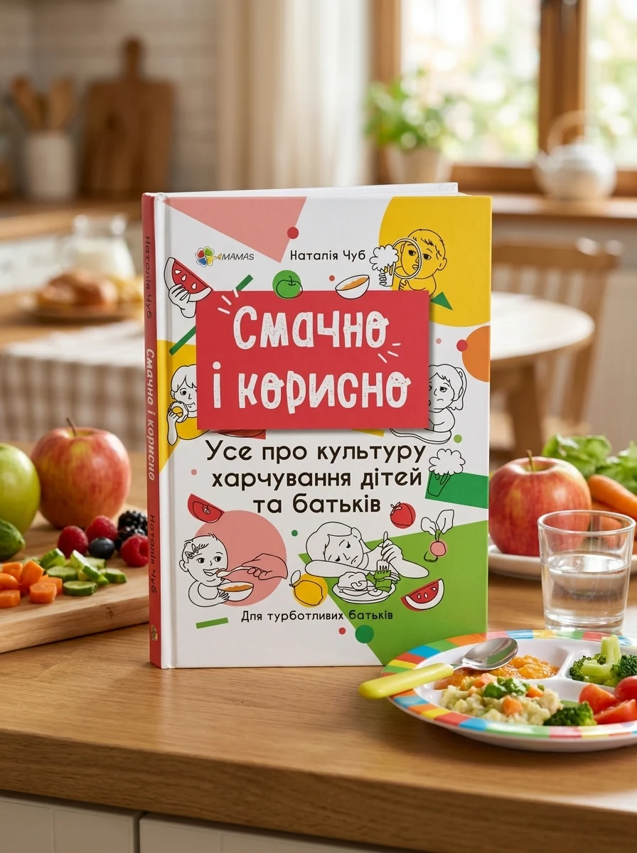 Смачно і корисно. Усе про культуру харчування дітей та батьків | купити книгу онлайн
