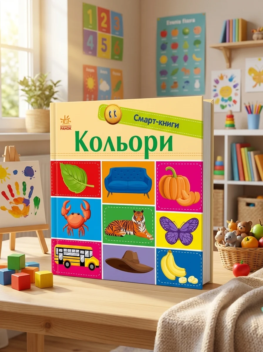 Смарт-книги. Кольори — Розвивальні книги