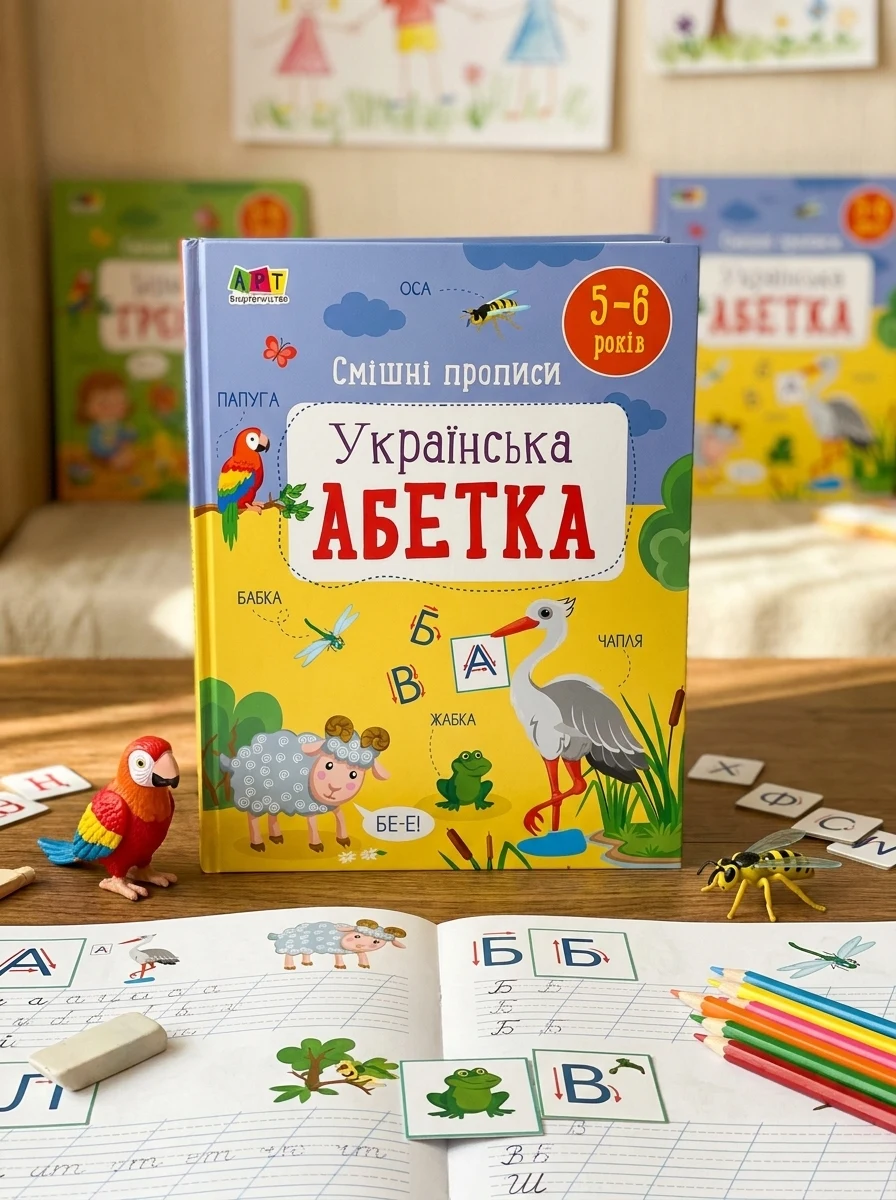 Смішні прописи. Українська абетка. 5-6 років — Підготовка до школи
