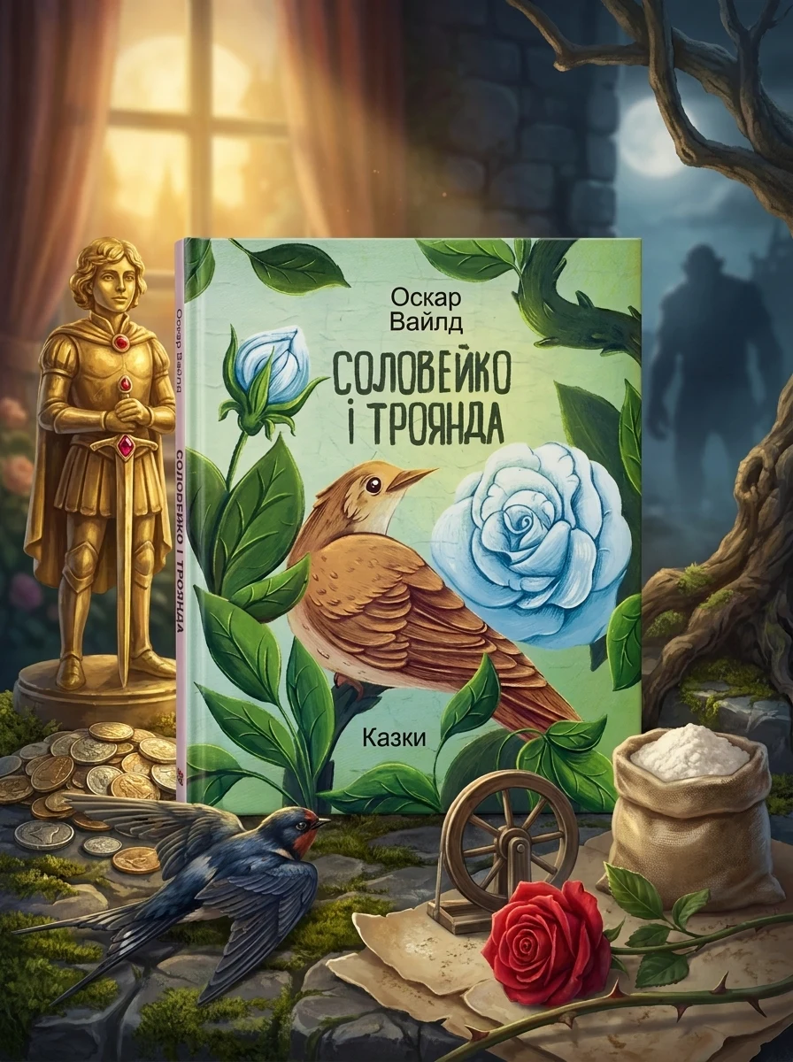 Соловейко і троянда. Казки — Казки