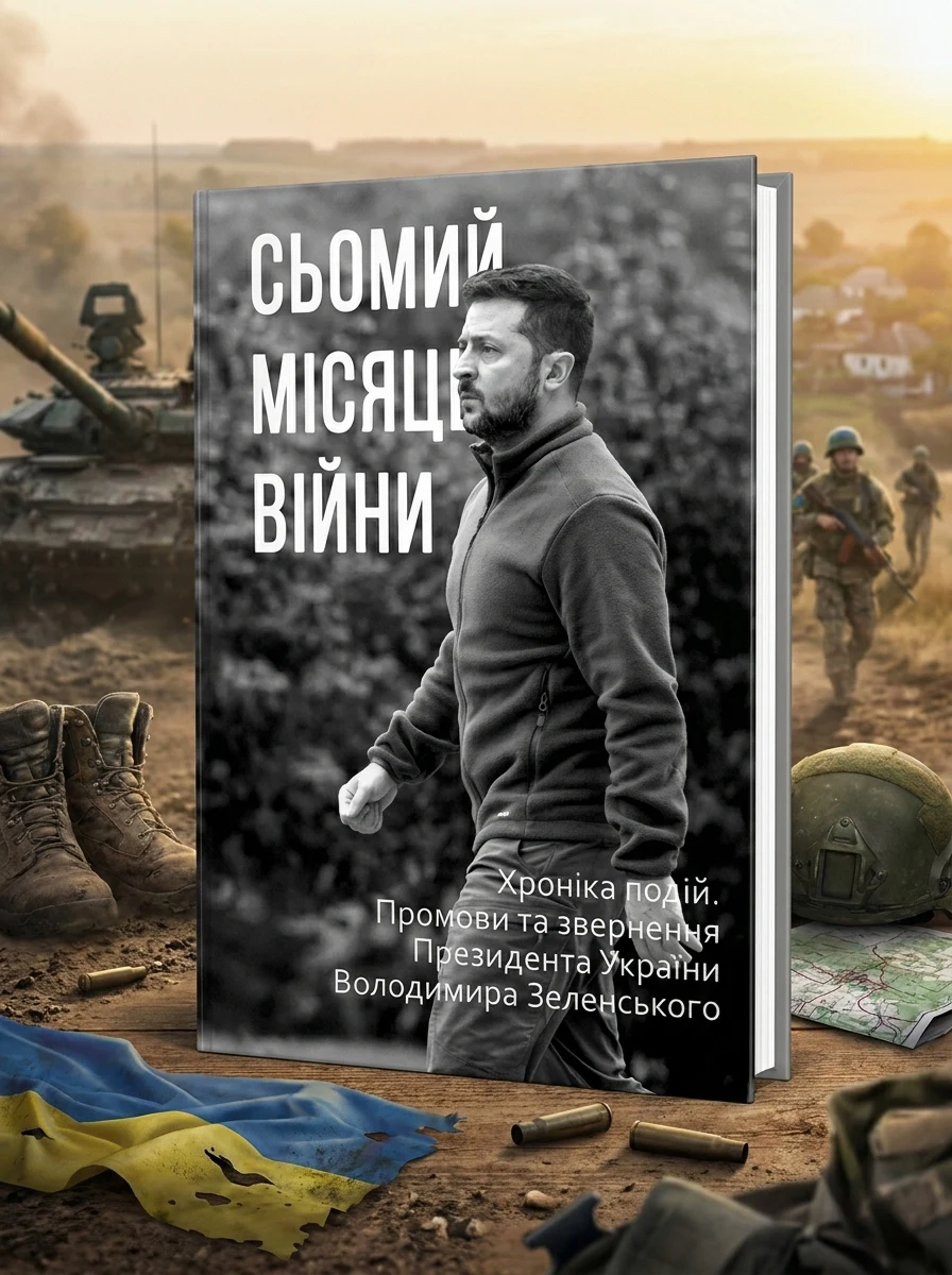 Сьомий місяць війни. Хроніка подій. Промови та звернення Президента України Володимира Зеленського — Публіцистика та документалістика