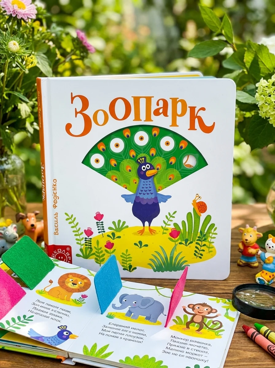 Сторінки-цікавинки. Зоопарк — Книги-іграшки