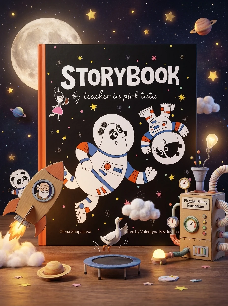 Storybook by teacher in pink tutu | купити книгу онлайн