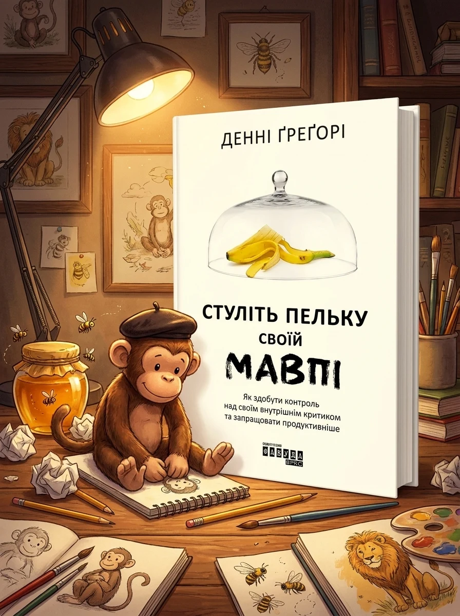 Стуліть пельку своїй мавпі. Як здобути контроль над своїм внутрішнім критиком та запрацювати продуктивніше — Саморозвиток та мотивація