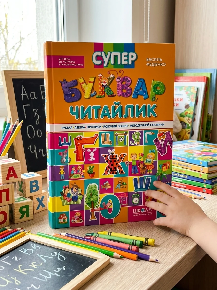 Супербуквар-читайлик — Дитячі подарункові книги