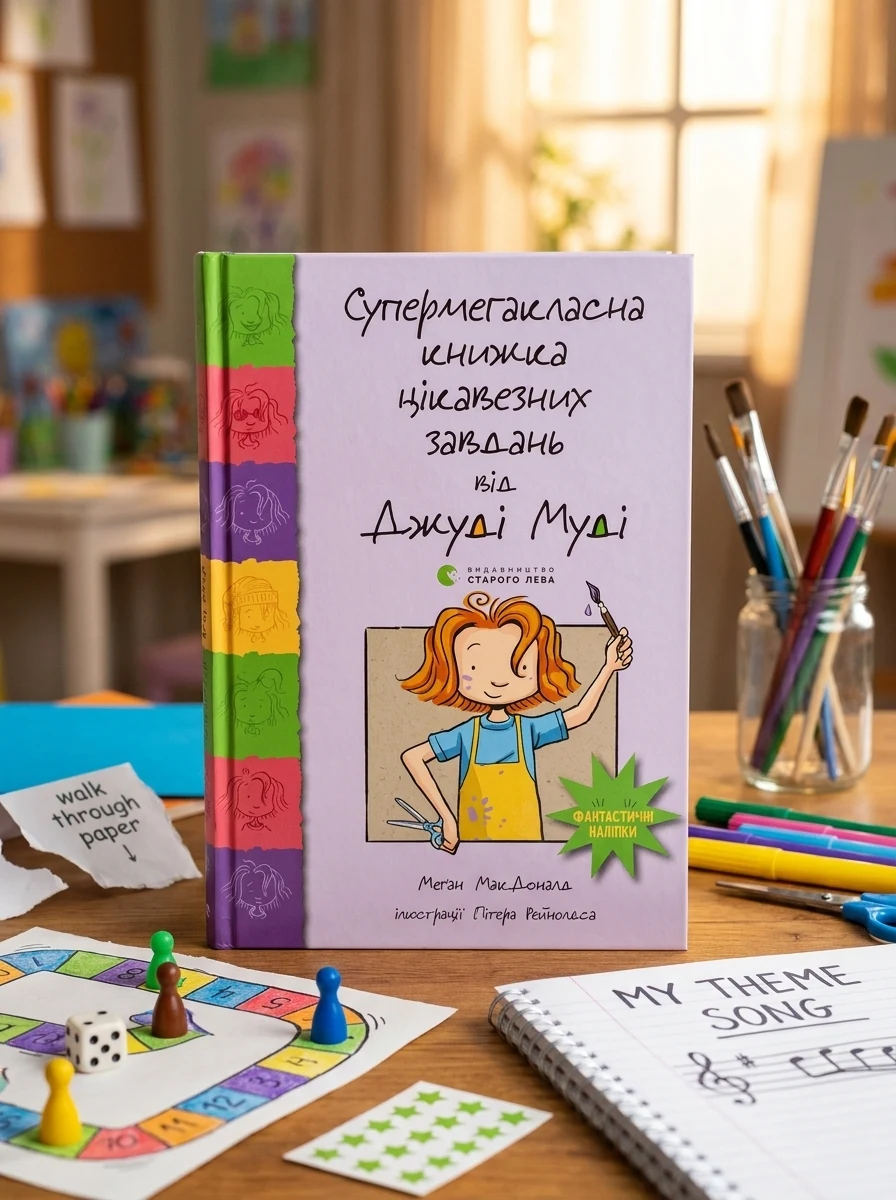 Супермегакласна книжка цікавезних завдань від Джуді Муді — фото 2