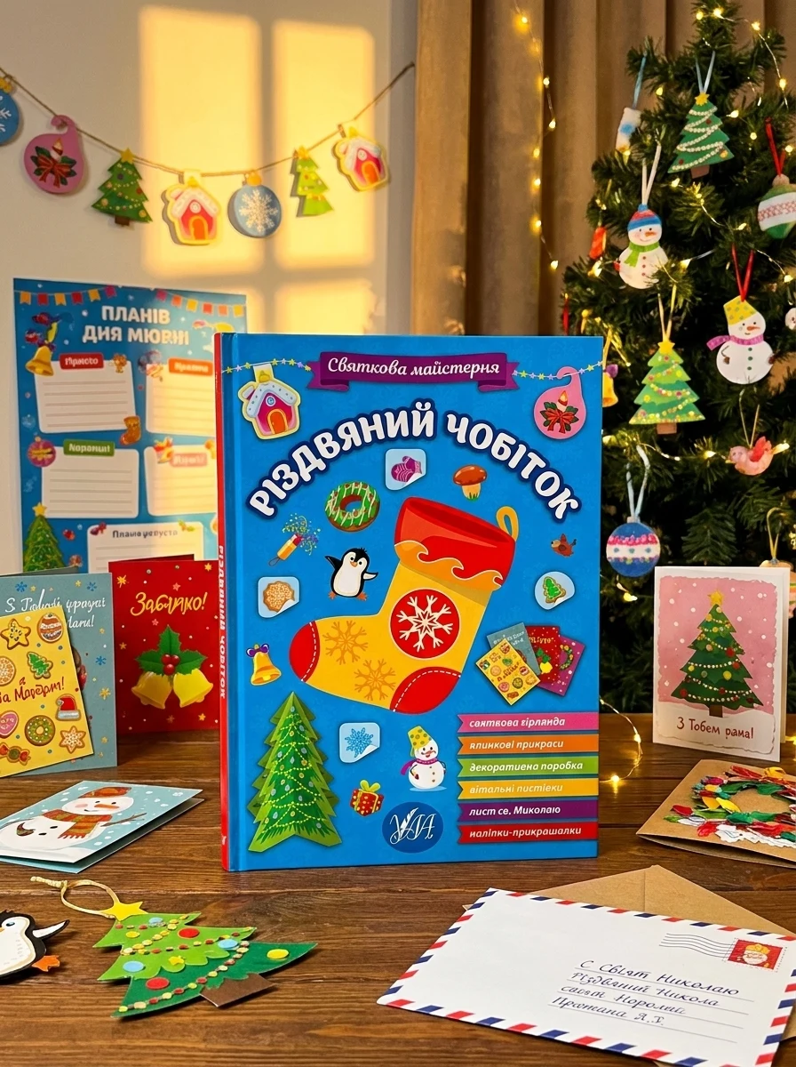 Святкова майстерня. Різдвяний чобіток — Книги-іграшки