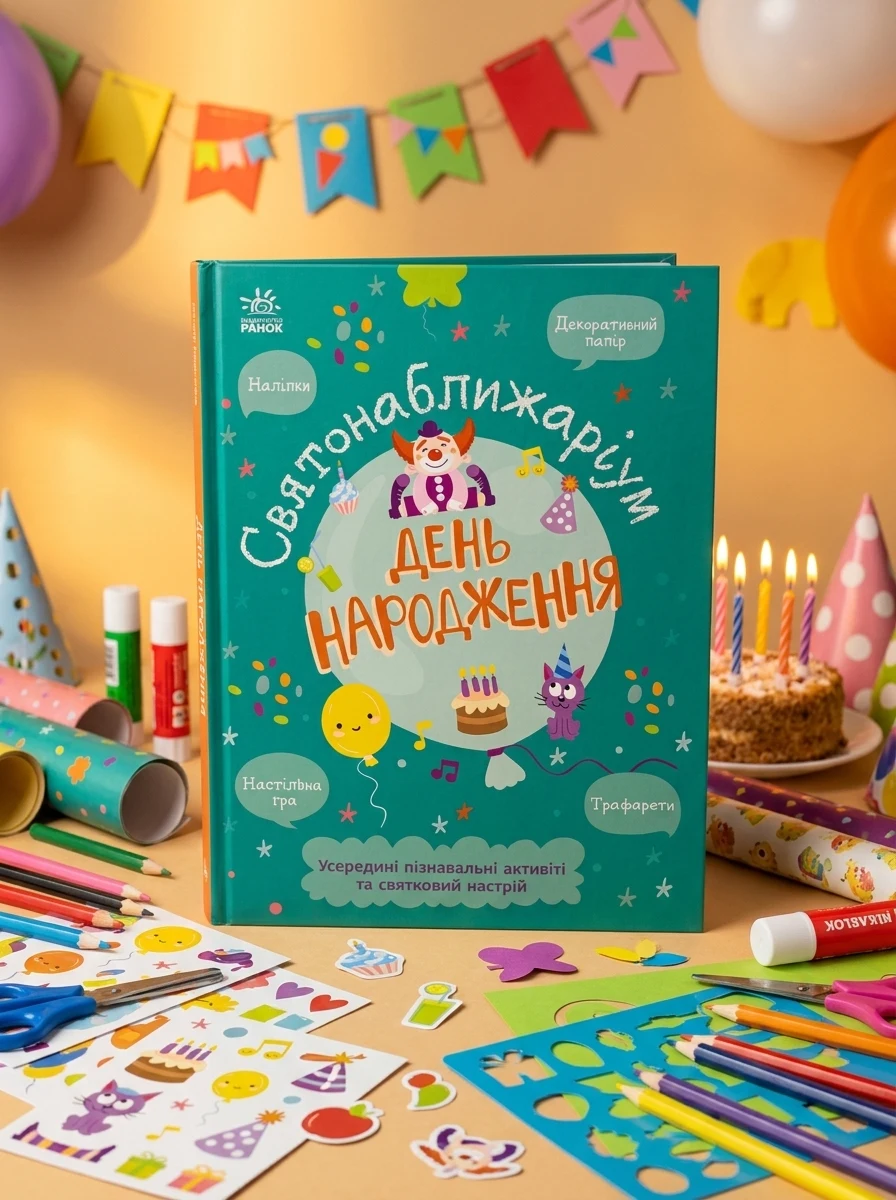Святонаближаріум. День народження — Книги з наліпками