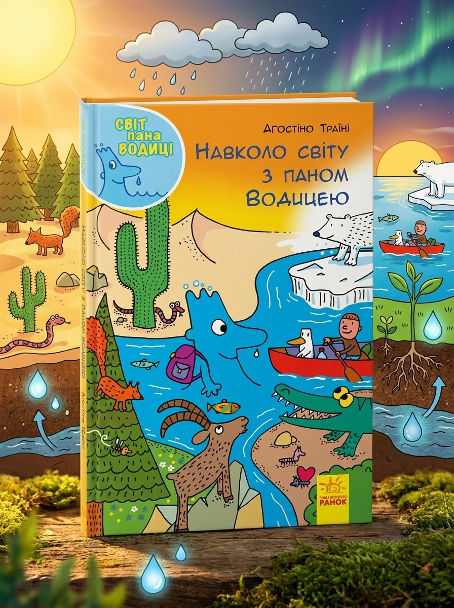 Світ пана Водиці. Навколо світу з паном Водицею — Пізнавальні книги для дітей
