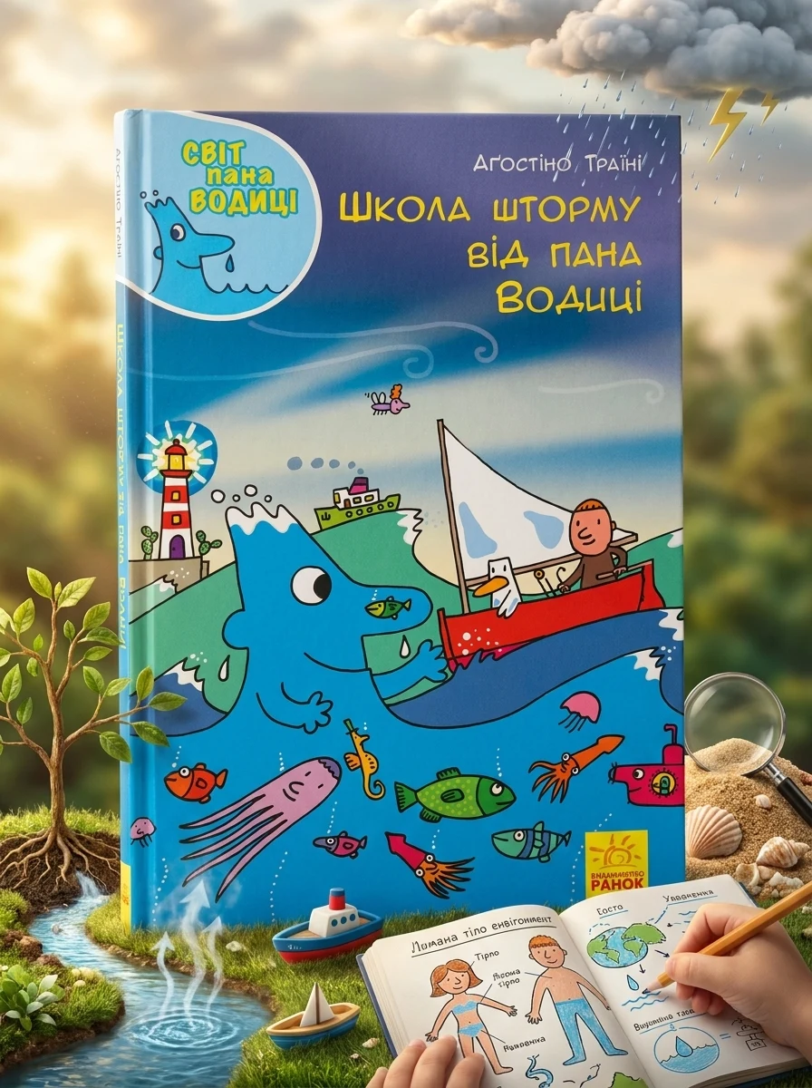 Світ пана Водиці. Школа шторму від пана Водиці — Пізнавальні книги для дітей