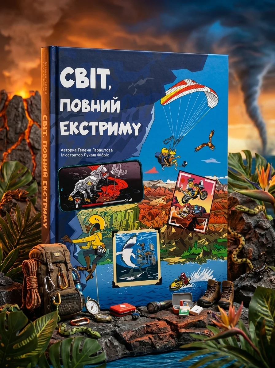 Світ, повний екстриму — Пізнавальні книги для дітей