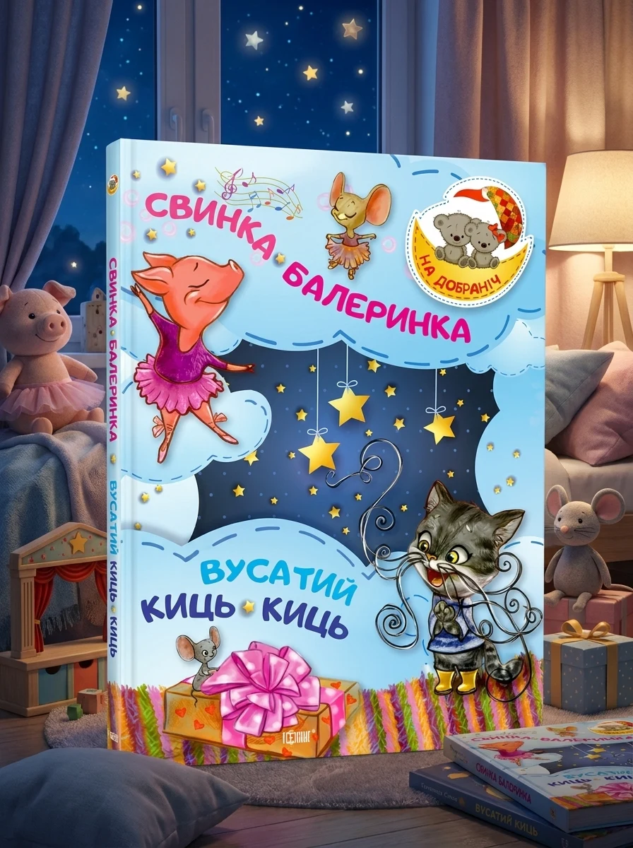 Свинка-Балеринка. Вусатий Киць-киць — Українська дитяча література