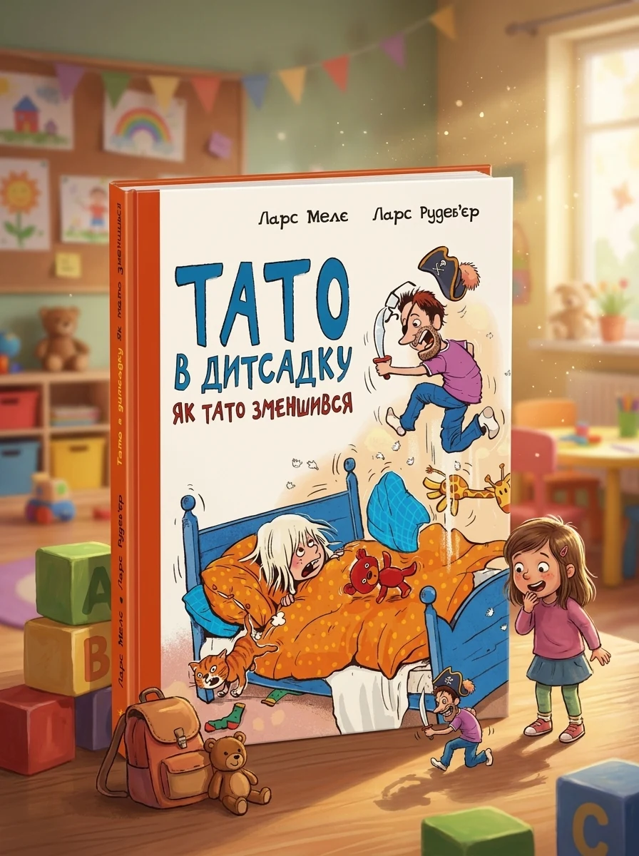 Тато в дитсадку. Як тато зменшився — Дитяча проза