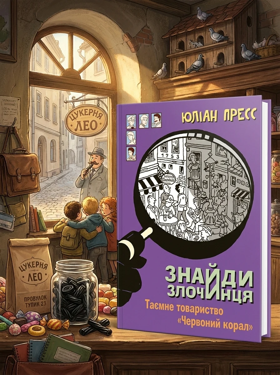 Таємне товариство «Червоний Корал» — Дитячі детективи