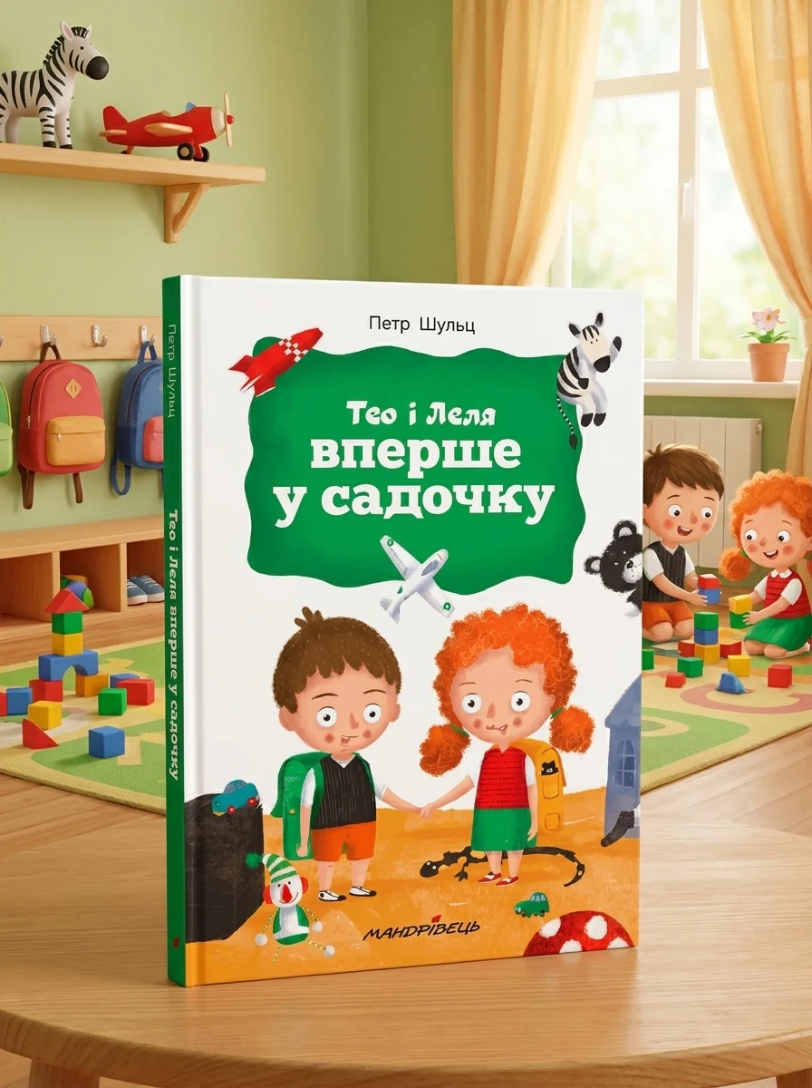 Тео і Леля вперше у садочку — Дитяча проза