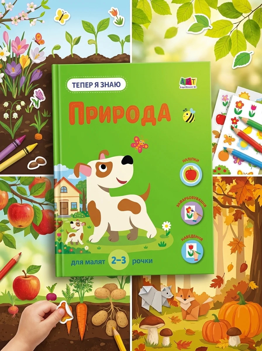 Тепер я знаю. Природа — Розвивальні книги