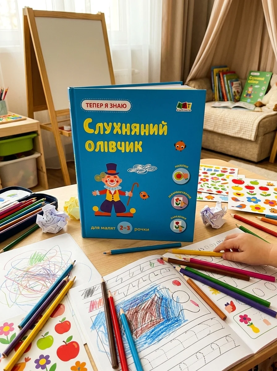 Тепер я знаю. Слухняний олівчик — Розвивальні книги
