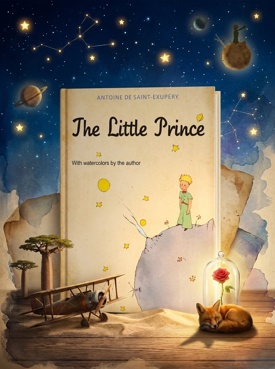 The Little Prince (With watercolors by the author) — Дитяча література іноземними мовами
