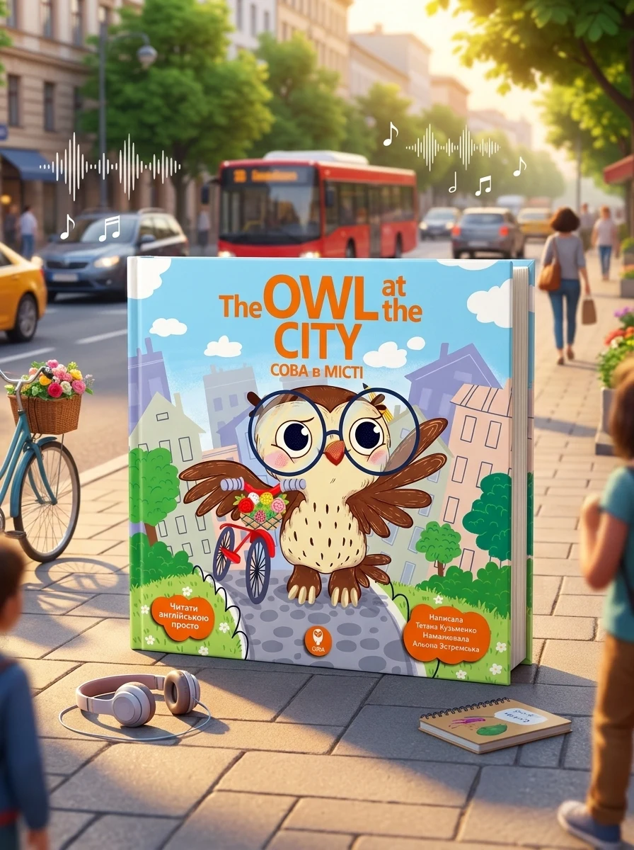 The Owl at the City. Сова в місті — Розвивальні книги
