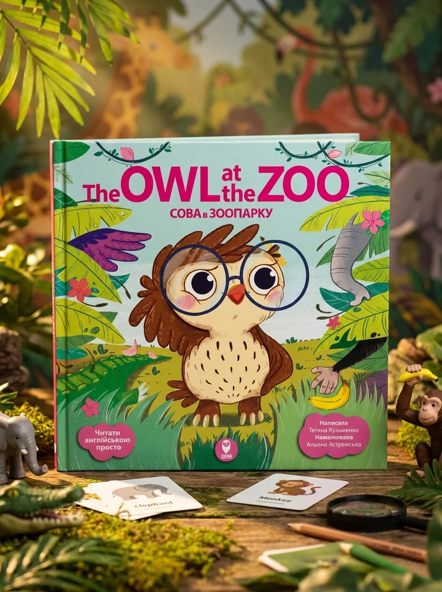 The Owl at the Zoo. Сова в зооопарку — фото 2