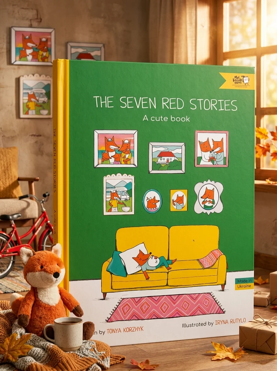 The Seven Red Stories. A Cute Book — Дитяча література іноземними мовами