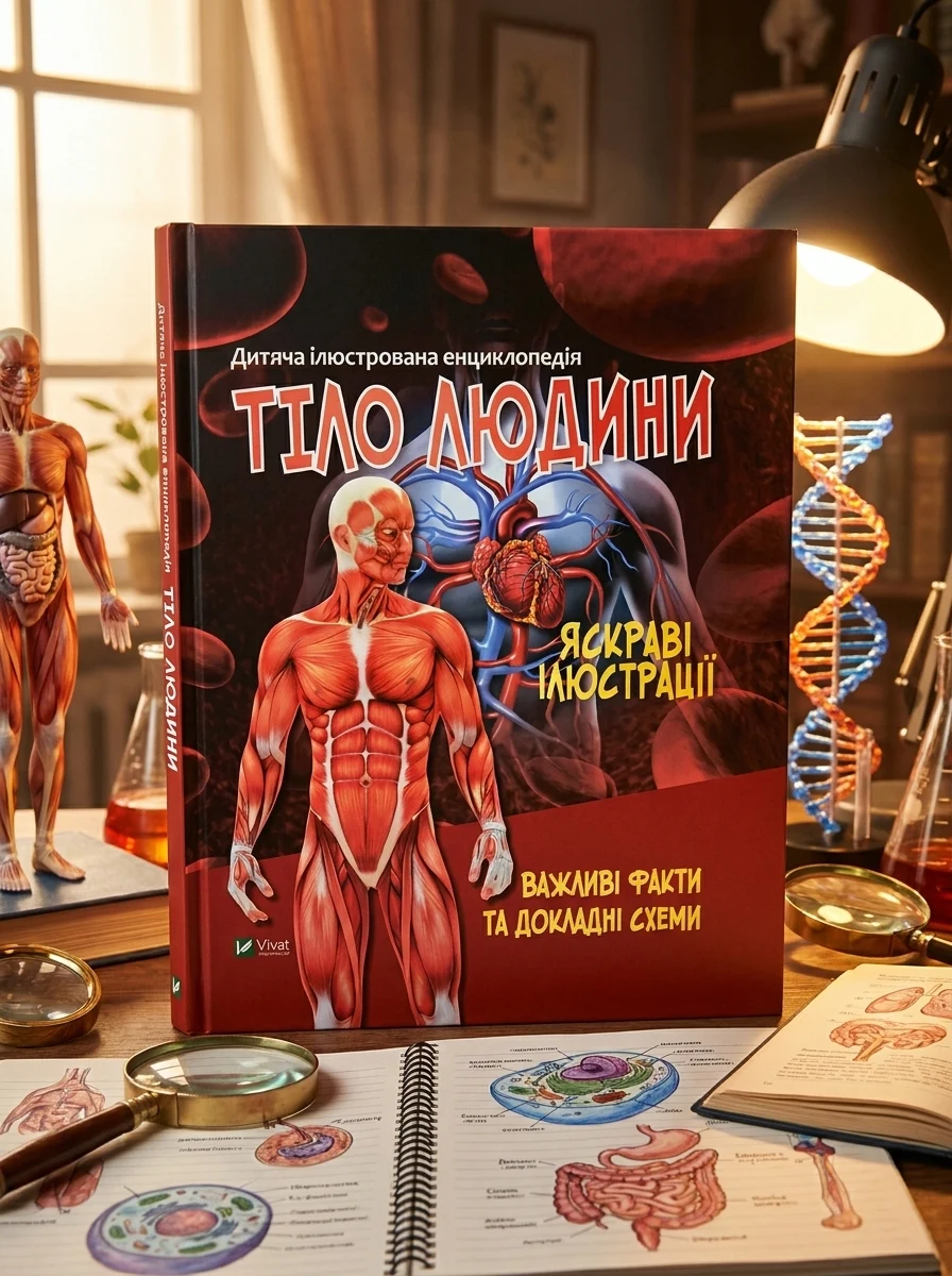 Тіло людини. Важливі факти та докладні схеми | купити книгу онлайн