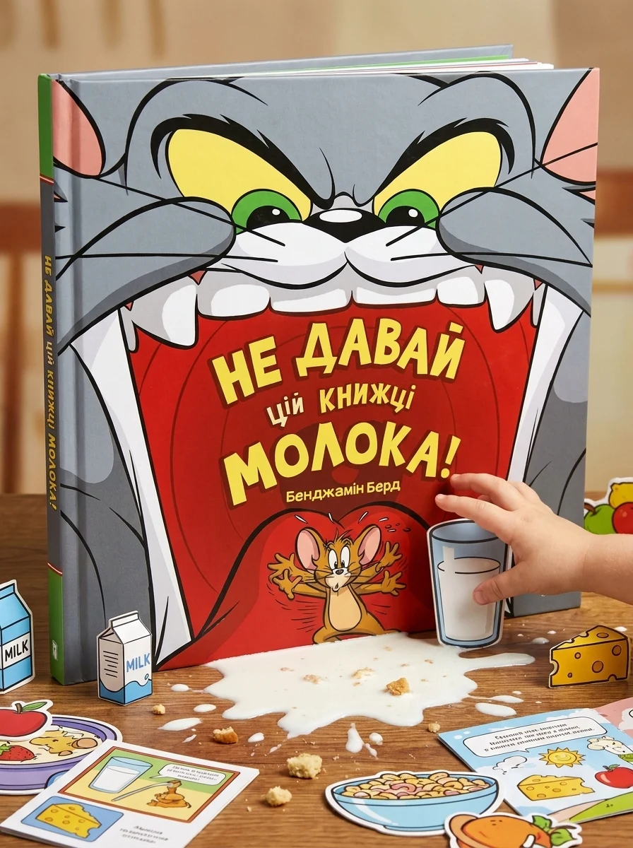 Том і Джеррі. Не давай цій книжці молока! — Книги-іграшки