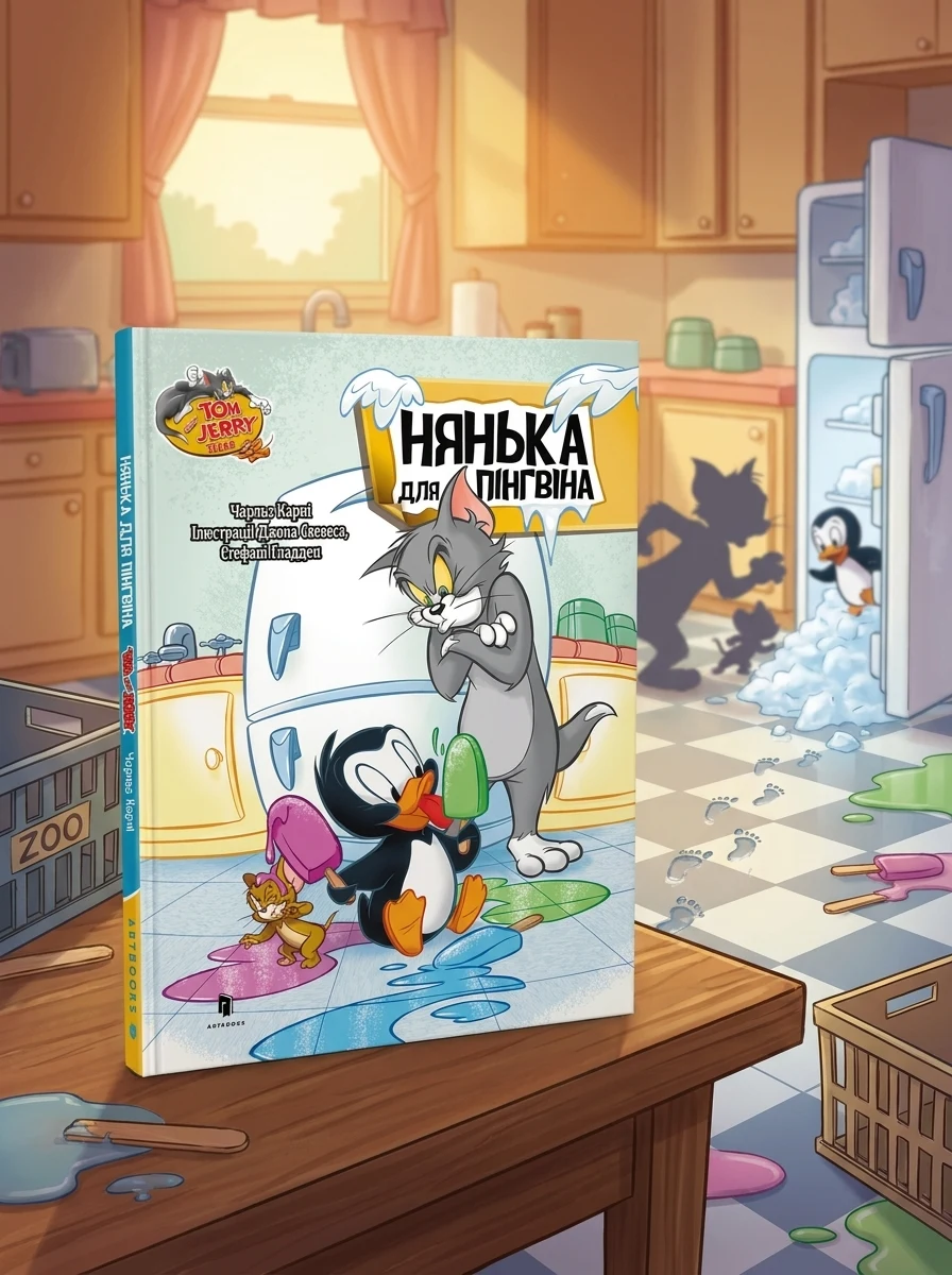 Том і Джеррі. Нянька для пінгвіна (тверда обкладинка) — фото 2