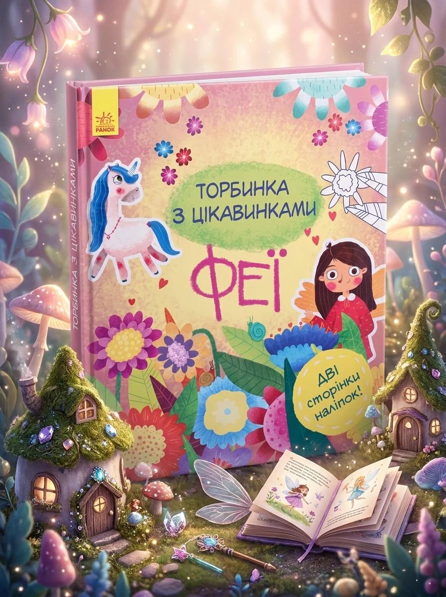 Торбинка з цікавинками. Феї — Книги з наліпками