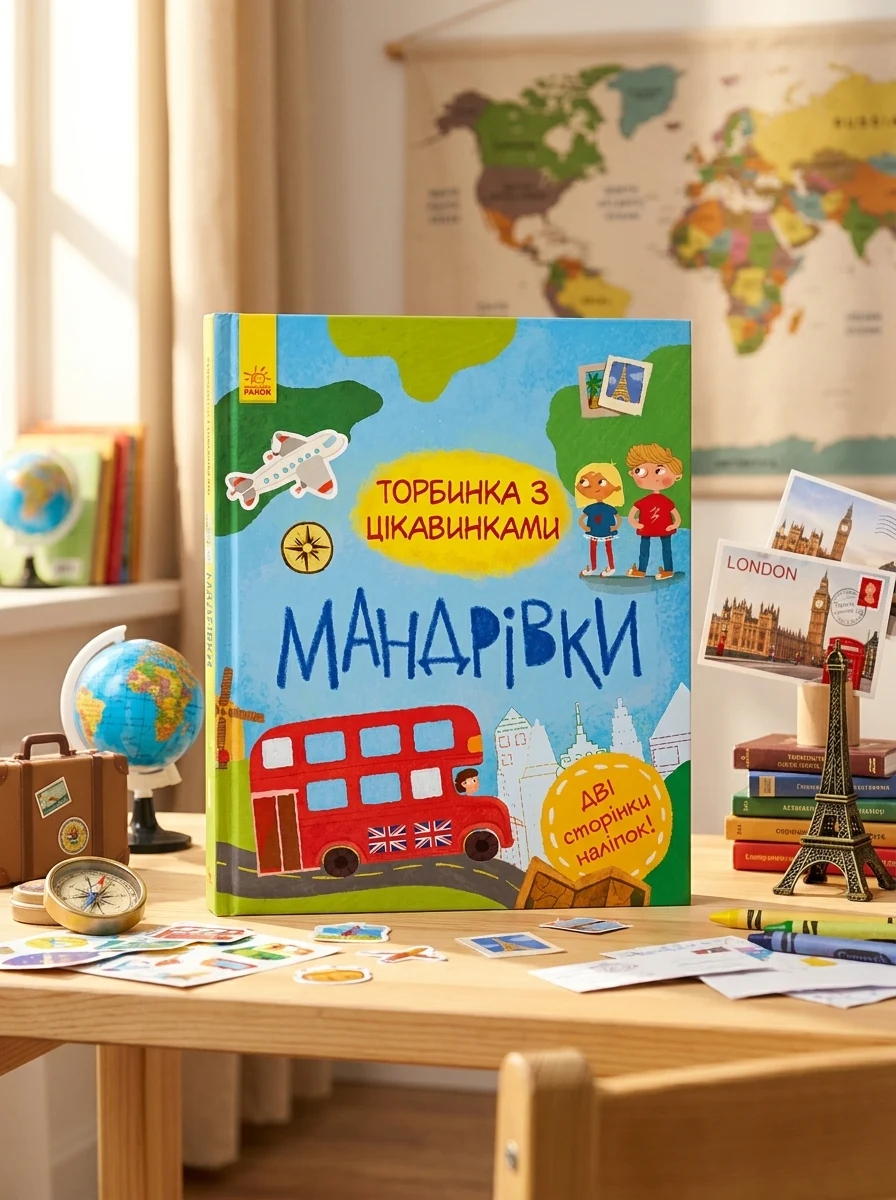 Торбинка з цікавинками. Мандрівки — Книги з наліпками