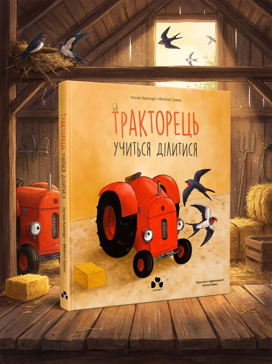Тракторець учиться ділитися