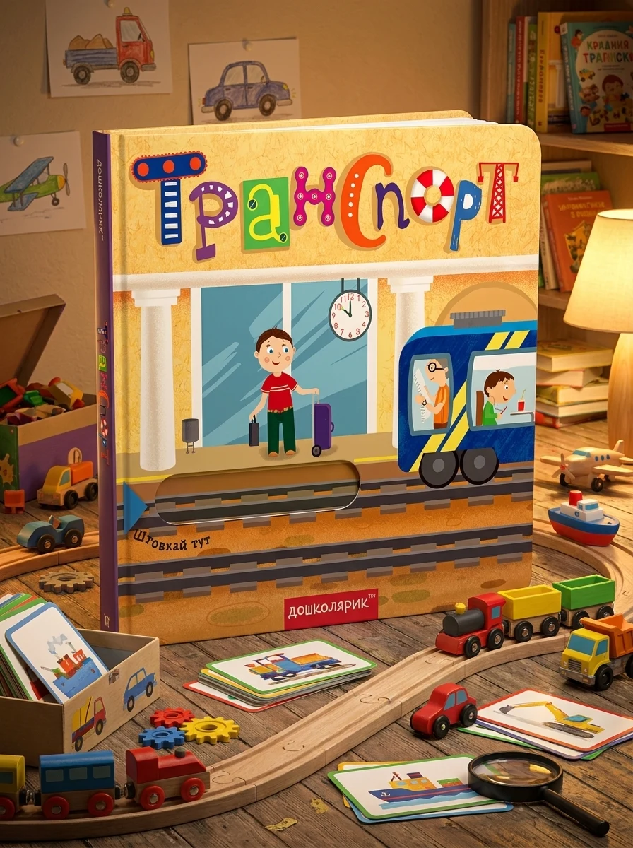 Транспорт. Книжка з подвійним секретом — Книги для малят