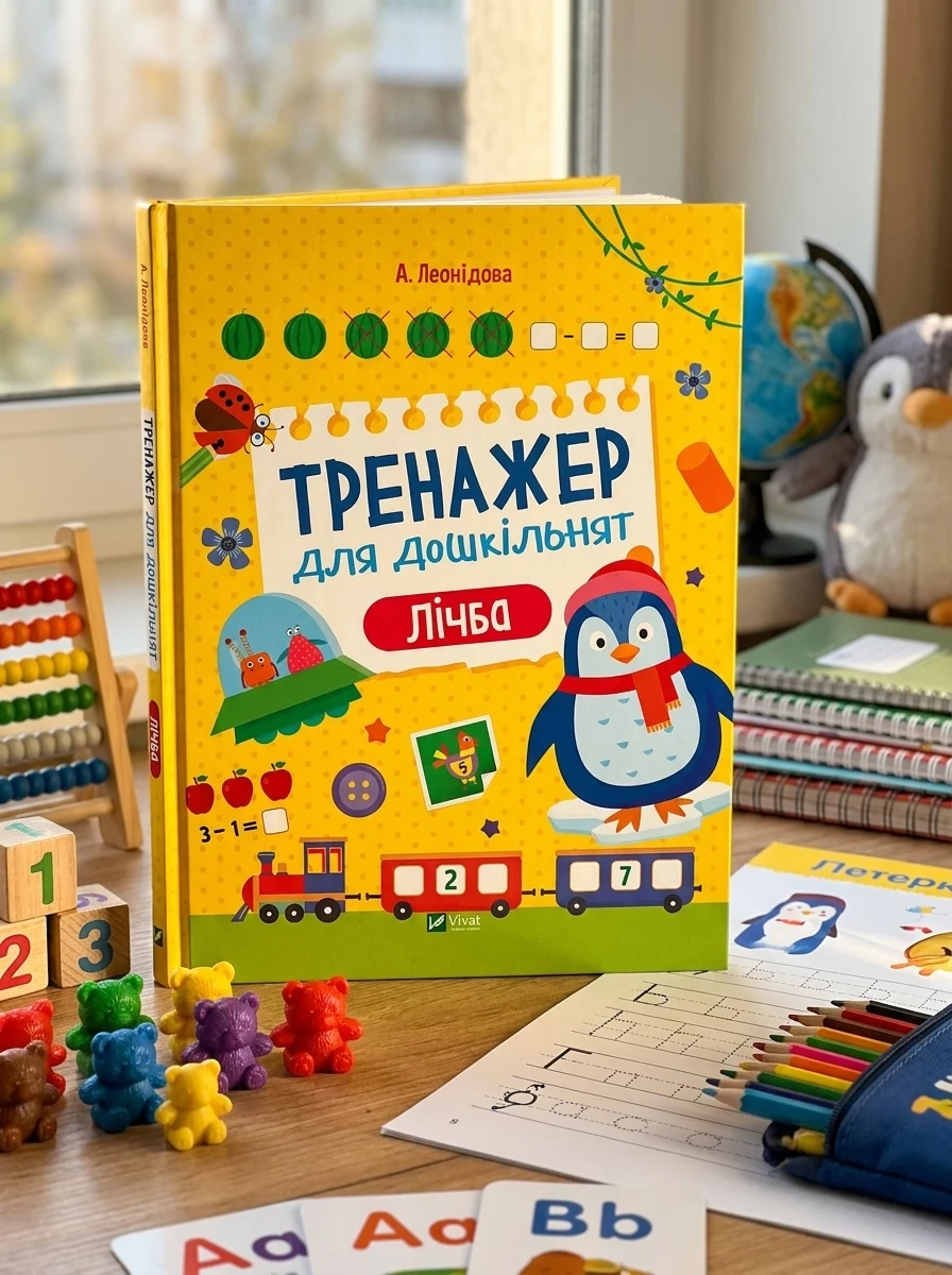 Тренажер для дошкільнят. Лічба | купити книгу онлайн