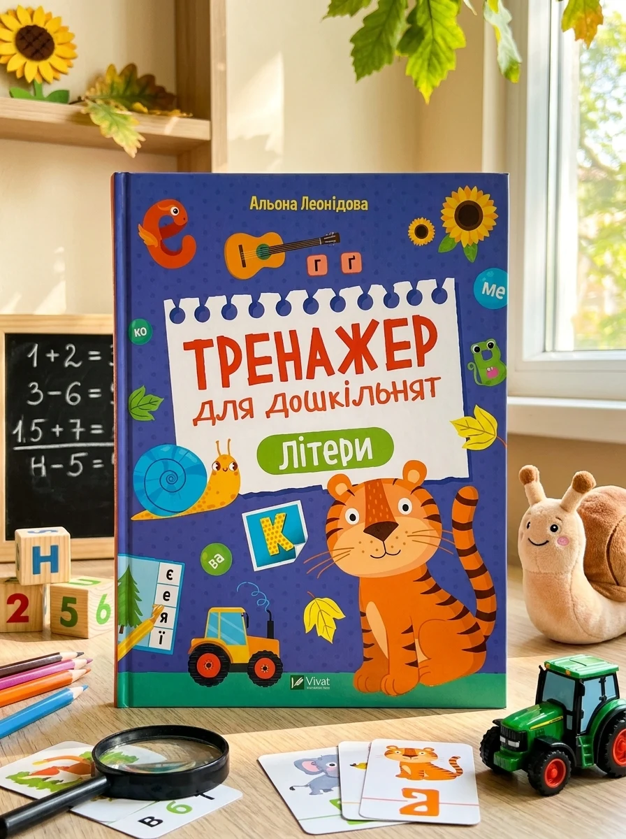 Тренажер для дошкільнят. Літери | купити книгу онлайн