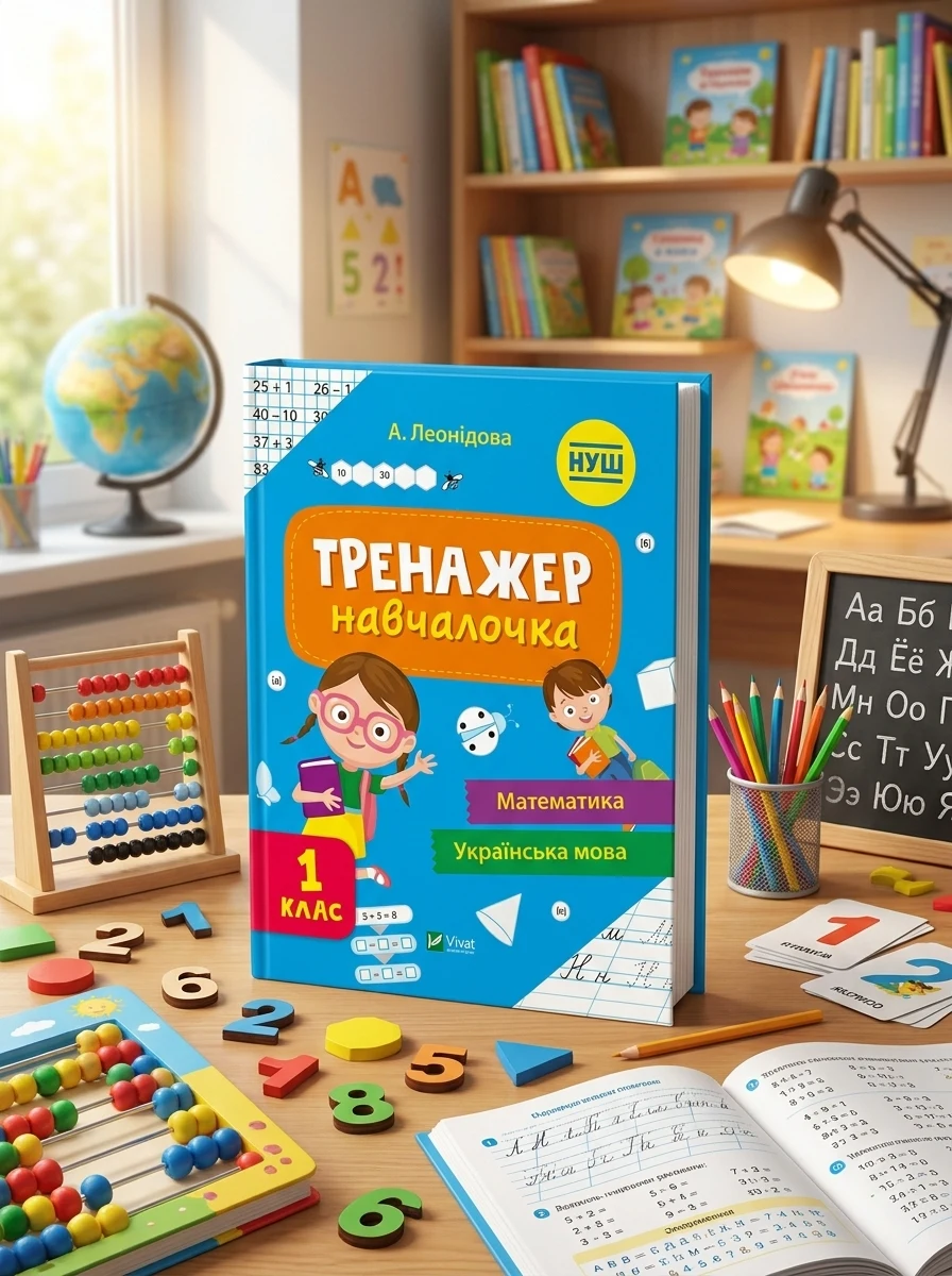 Тренажер-навчалочка. Математика. Українська мова. 1 клас | купити книгу онлайн