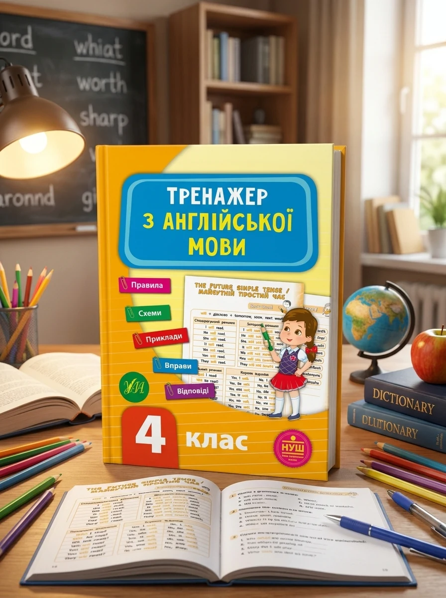 Тренажер з англійської мови. 4 клас (НУШ) | купити книгу онлайн