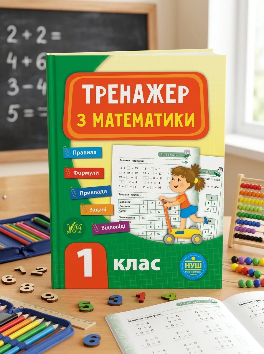 Тренажер з математики. 1 клас (НУШ) — фото 2