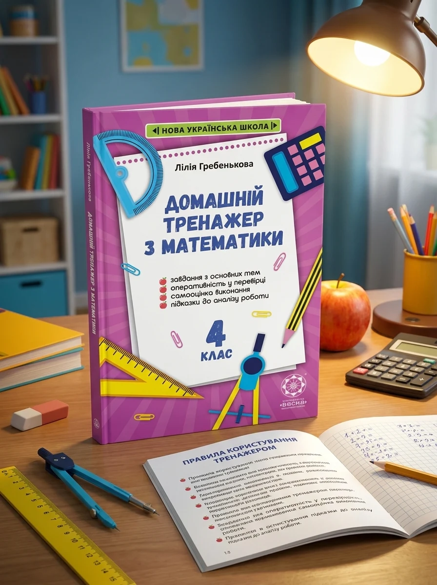 Тренажер з математики. 4 клас. 2021 НУШ — Книги для школи