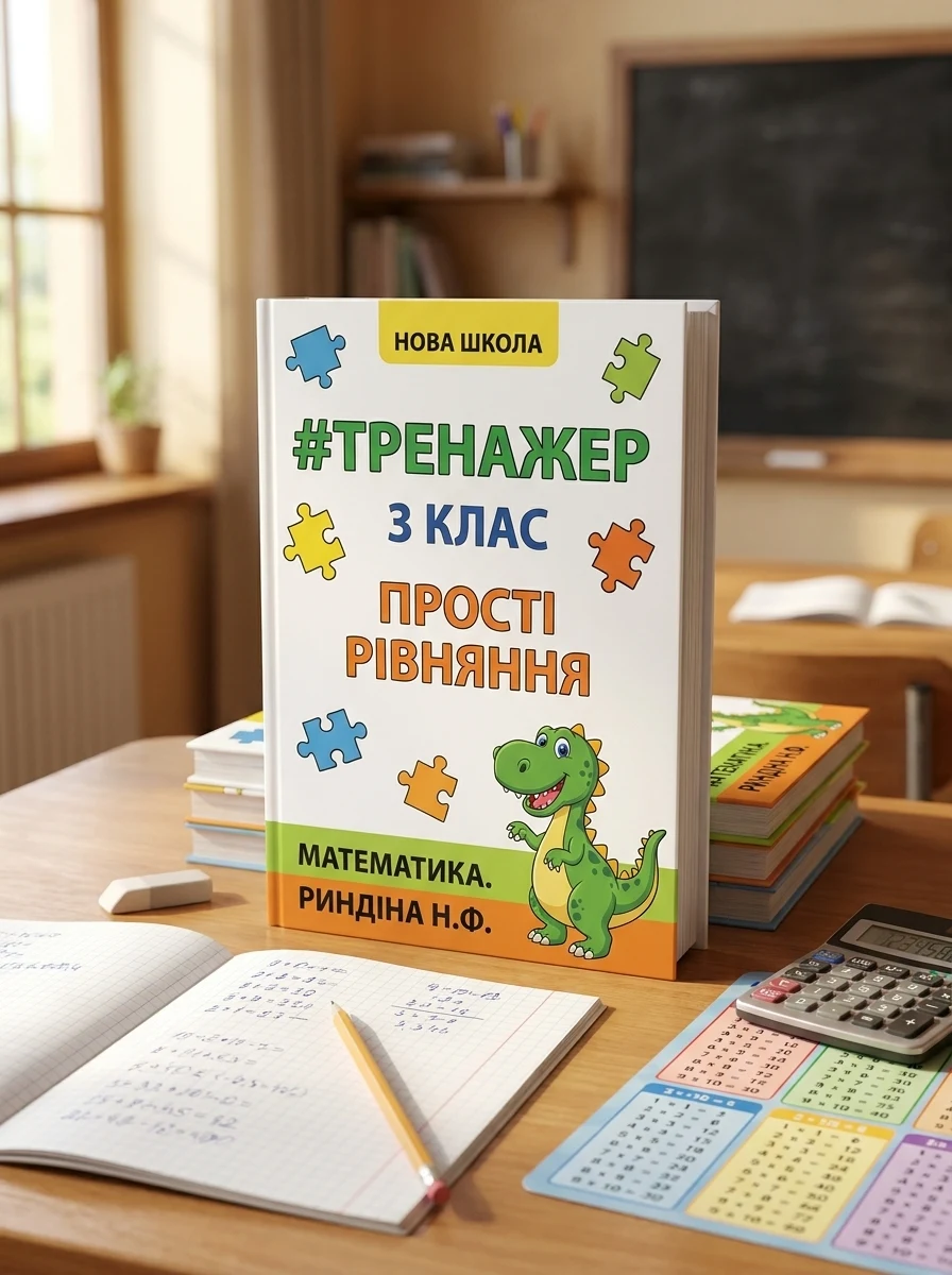 Тренажер з математики. Прості рівняння. 3 клас — Розвивальні книги
