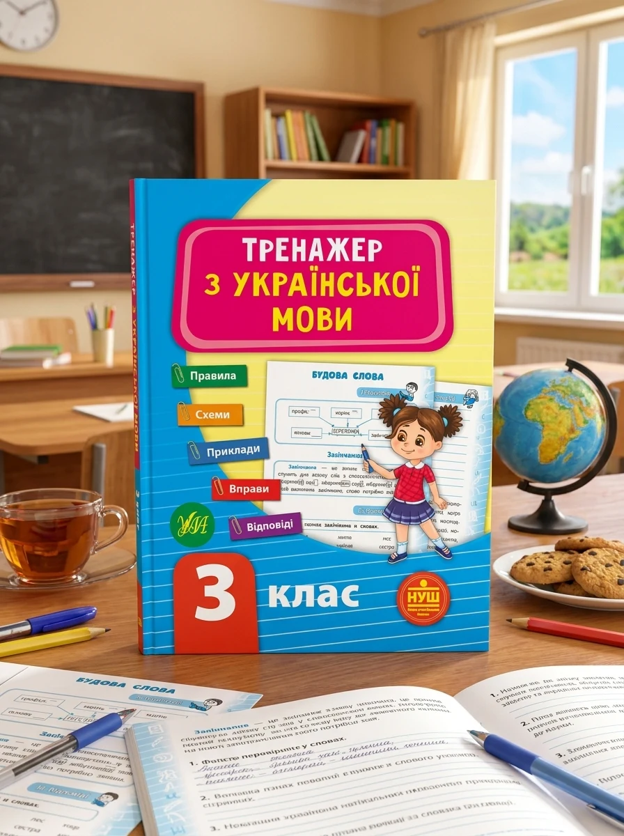 Тренажер з української мови. 3 клас (НУШ) | купити книгу онлайн