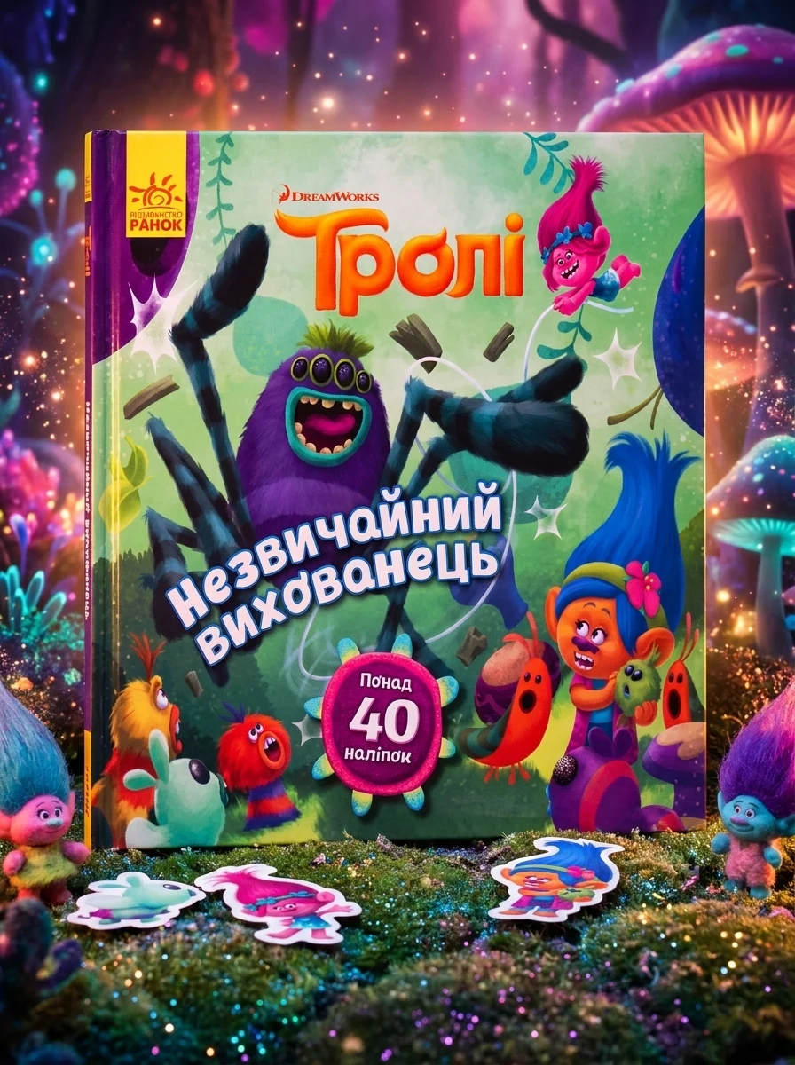 Тролі. Історії. Незвичайний вихованець — Книги з наліпками