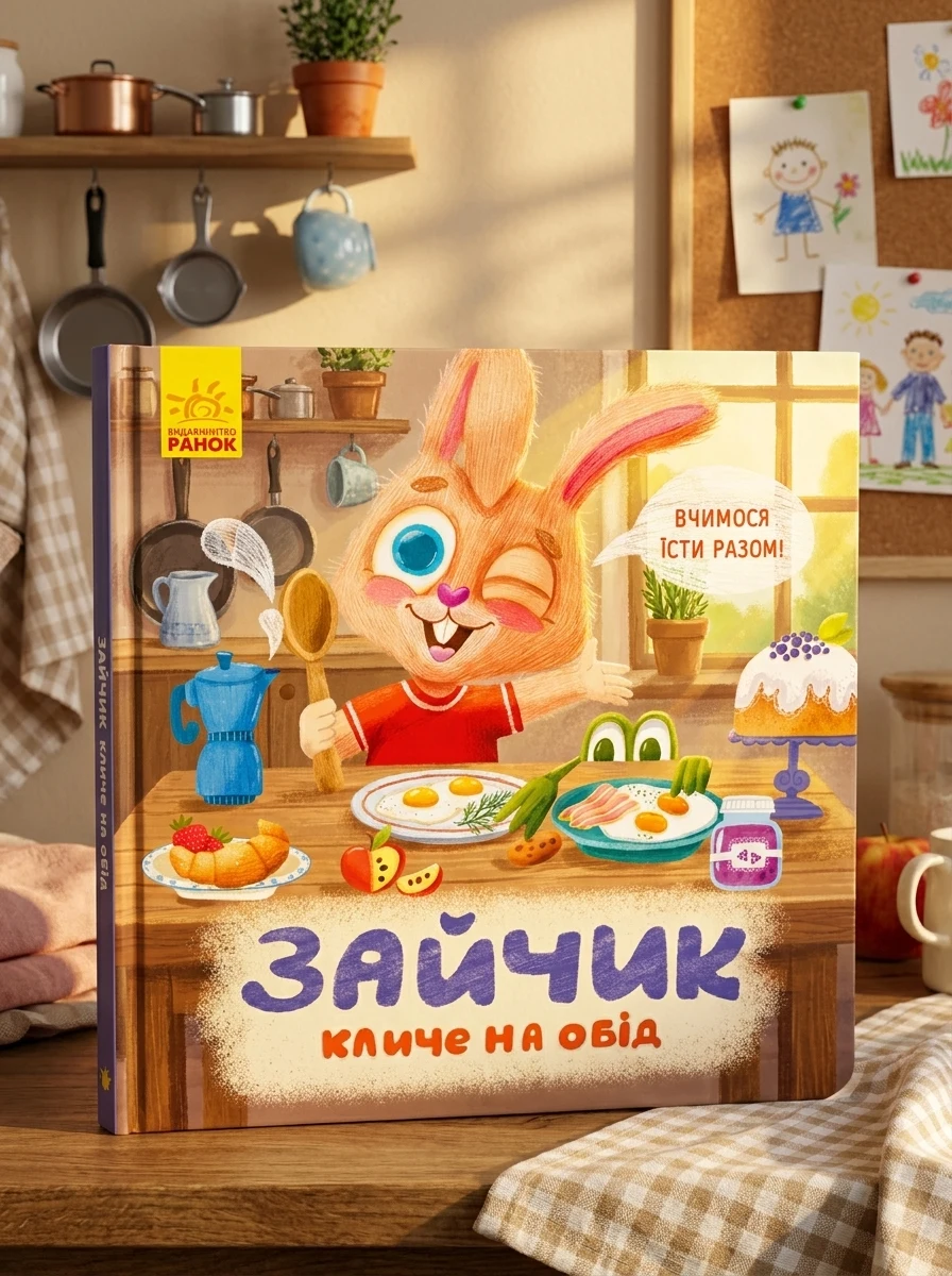 Тримай! Це тобі! Зайчик кличе на обід!