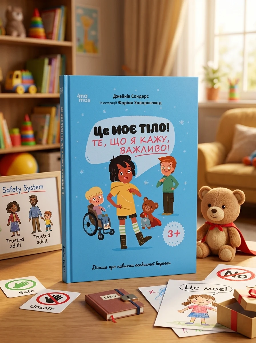 Це моє тіло! Те, що я кажу, важливо! Дітям про навички особистої безпеки. 3+ — Пізнавальні книги для дітей