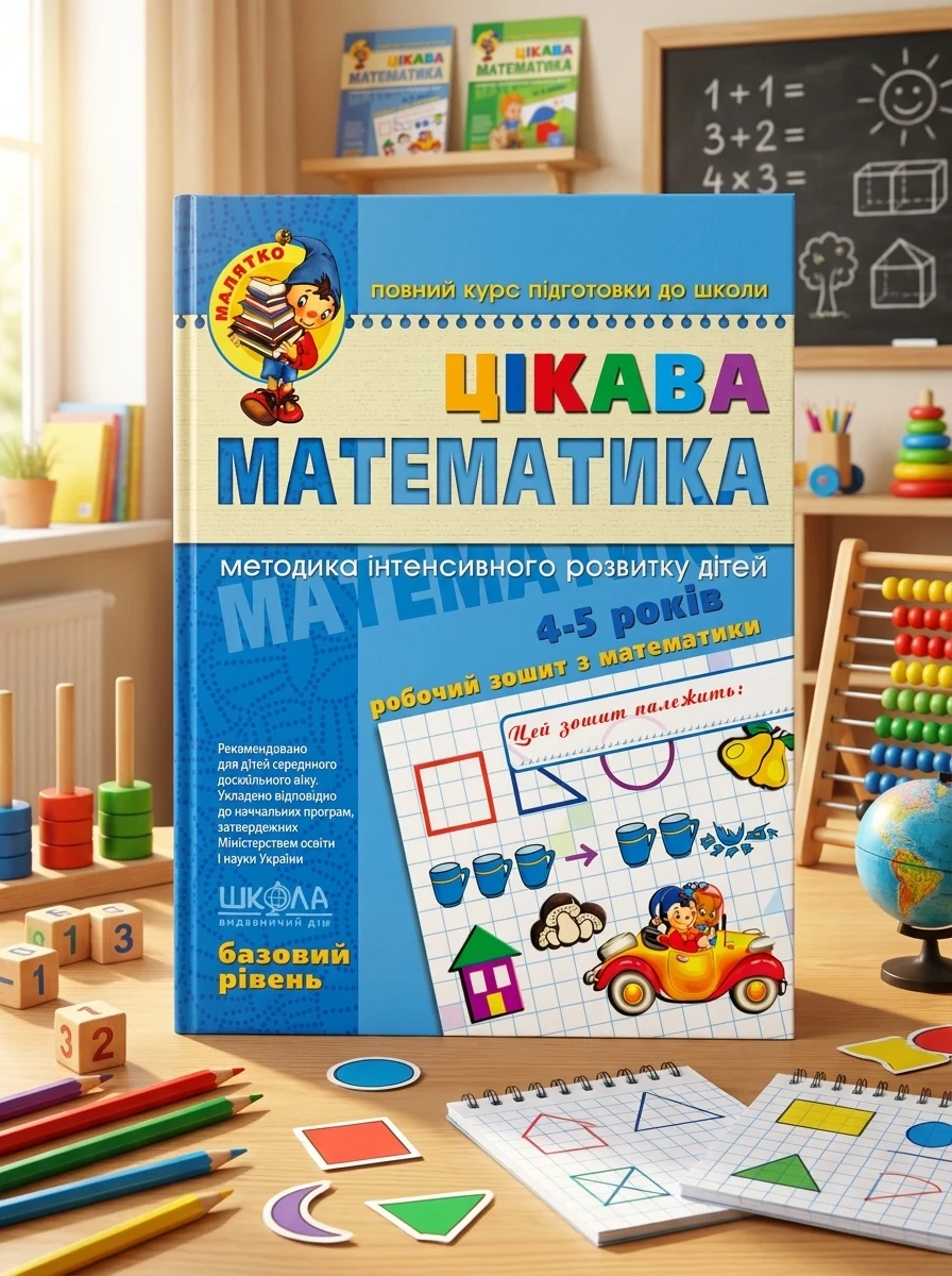 Цікава математика. Базовий рівень (4-5 років) — фото 2