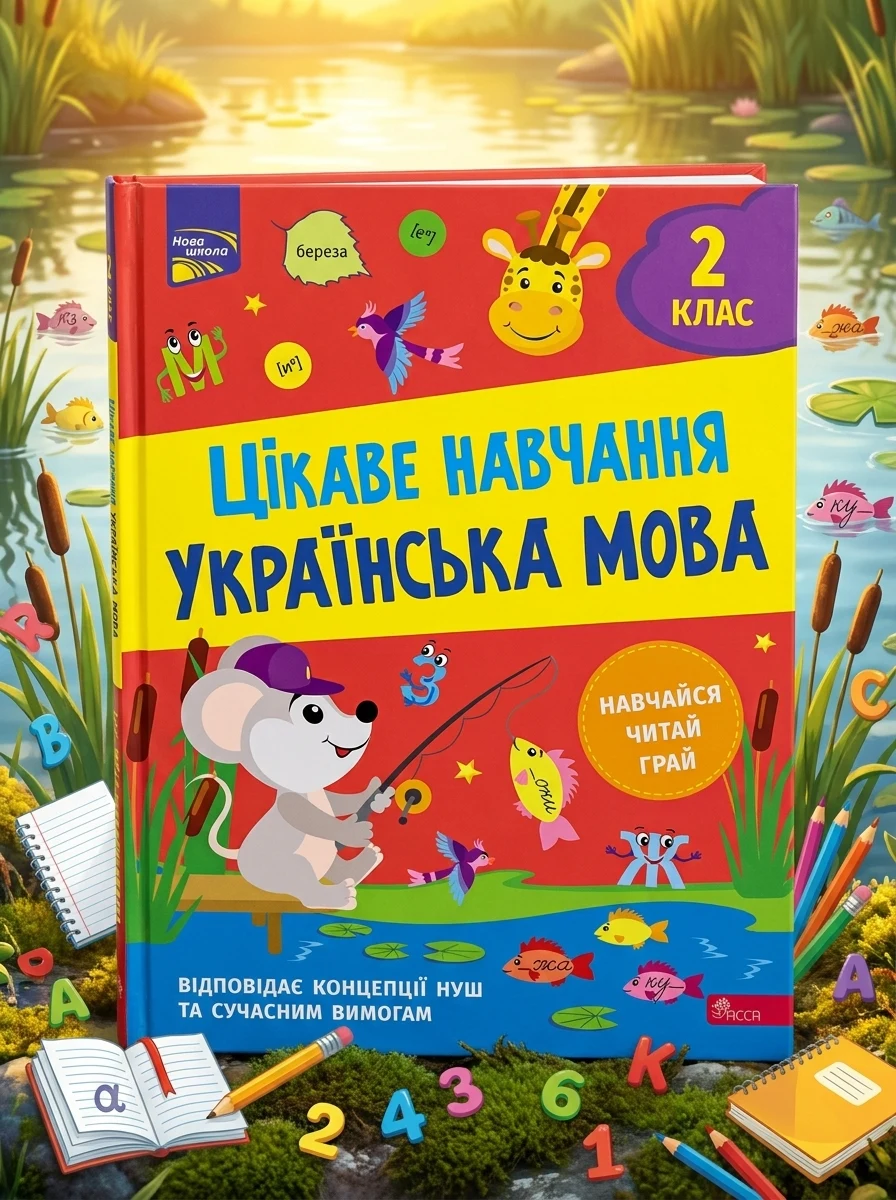 Цікаве навчання. Українська мова. 2 клас — Пізнавальні книги для дітей