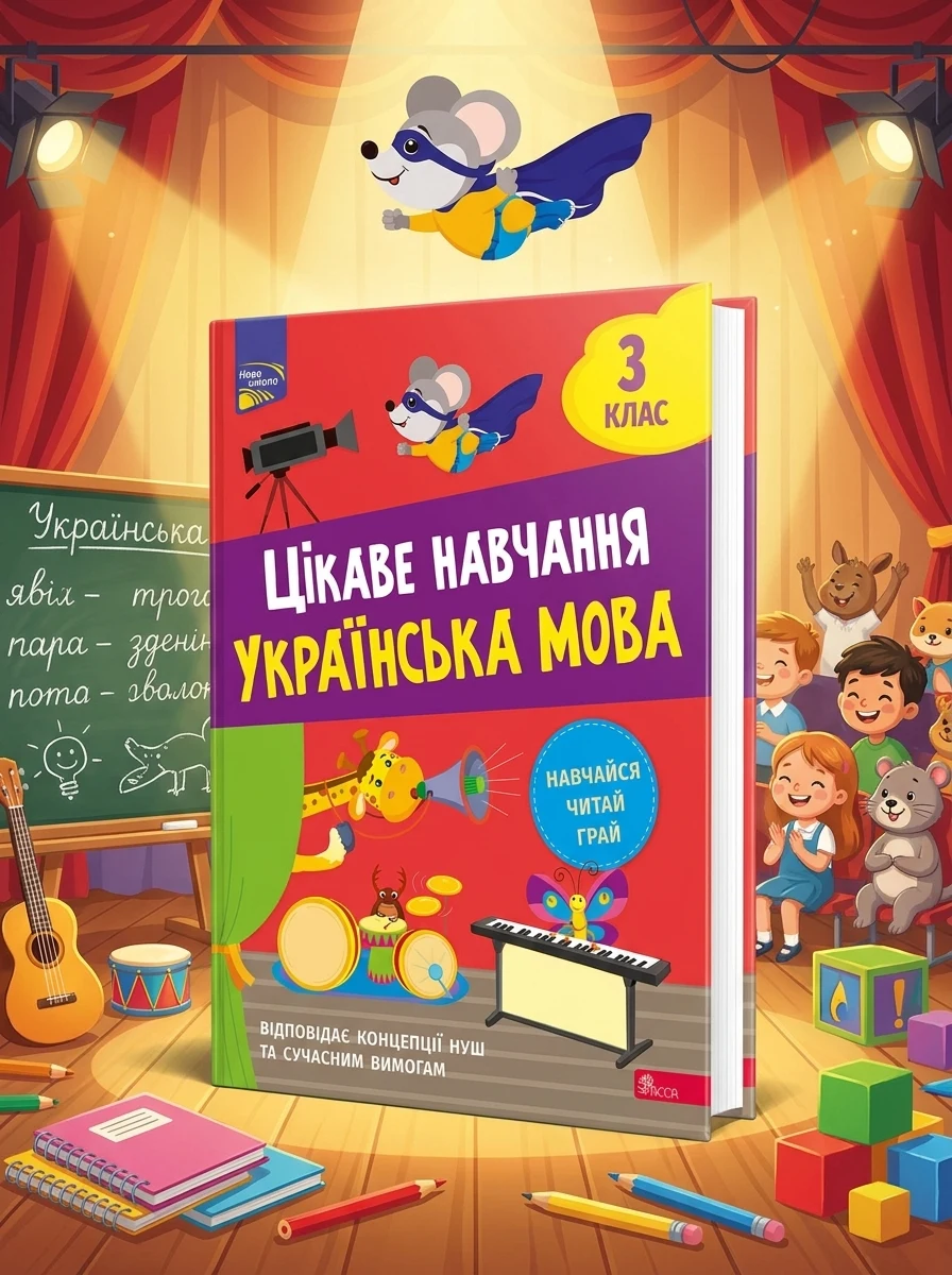 Цікаве навчання. Українська мова. 3 клас — Пізнавальні книги для дітей